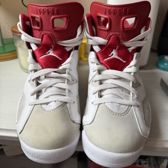 Air Jordan 6 Retro Size 7.5 Mens Hare Alternate Nike Retro Red White 384664-113 - Picture 2 of 10